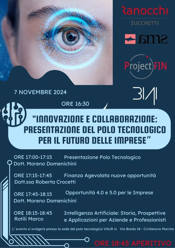 convegno 7 novembre intelligenza artificiale e finanza agevolata